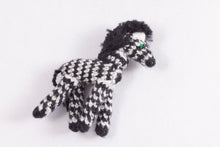 Load image into Gallery viewer, Dollhouse Miniature ~ Hand Crocheted Zebra Toy

