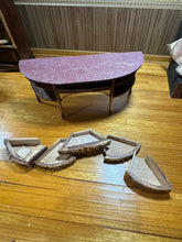 Load image into Gallery viewer, Dollhouse Miniature ~ Handpainted Bespaq Table from The Small Sea Museum In California
