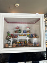 Load image into Gallery viewer, Dollhouse Miniature ~ Flower Shop Picture Frame Room Box Display with Plexiglass Front
