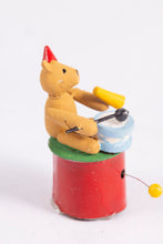 Load image into Gallery viewer, Dollhouse Miniature ~ Laurence St Ledger Working Bear Toy with Drum
