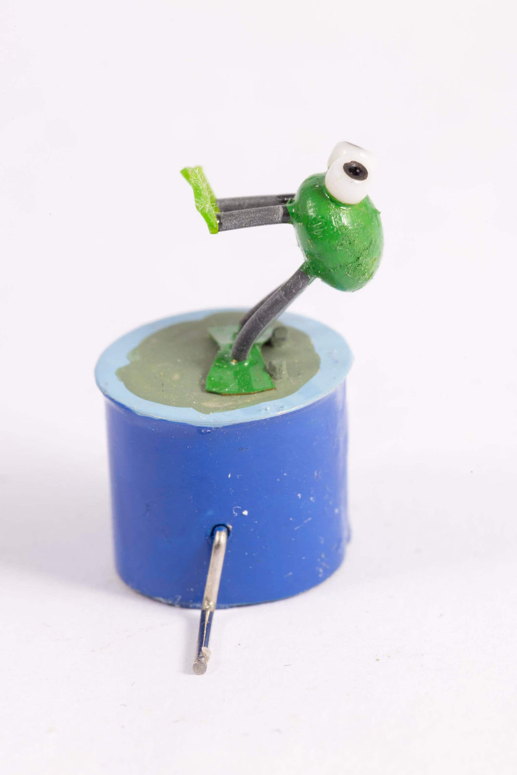 Dollhouse Miniature ~ Laurence St Ledger Frog Leaping Toy