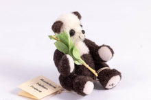 Load image into Gallery viewer, Dollhouse Miniature ~ Handmade Panda Bear by Madeleine Nelken of Fance
