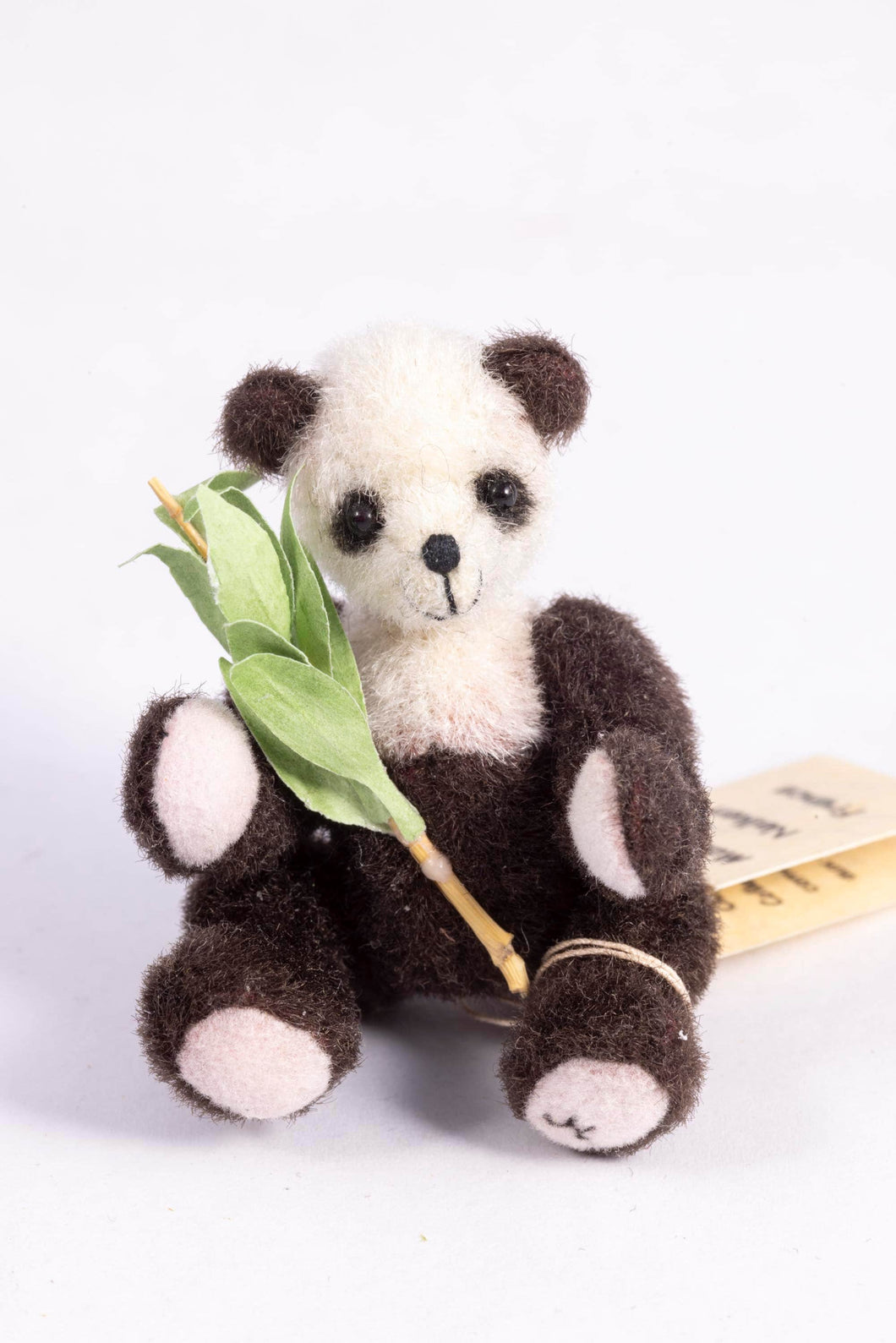 Dollhouse Miniature ~ Handmade Panda Bear by Madeleine Nelken of Fance