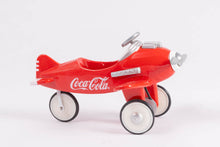 Load image into Gallery viewer, Dollhouse Miniature ~ Toy Airplane Child Can Sit Inside with Coca-Cola Logo
