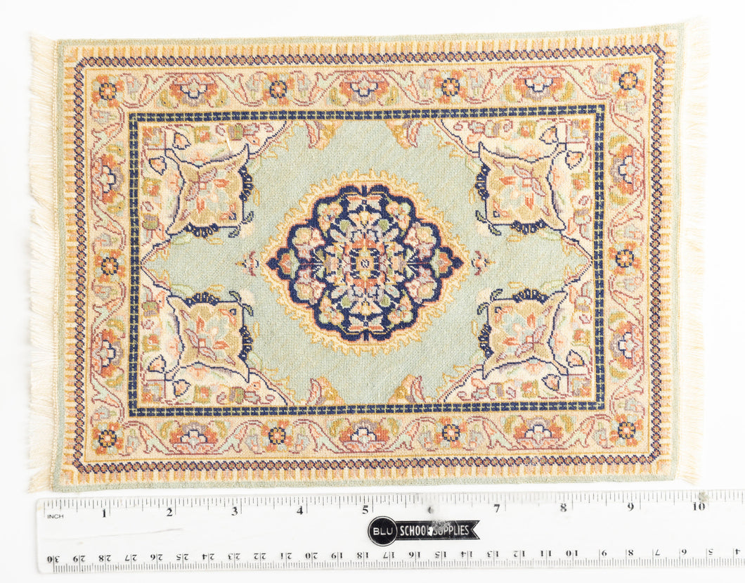 Dollhouse Miniature ~ Petit Point Rug by Ursula Sauerberg Needlepoint Handmade