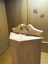 Load image into Gallery viewer, Dollhouse Miniature ~ Artisan Vera Handmade Corner Hutch Shabby/Aged Style
