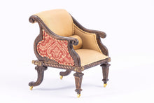 Load image into Gallery viewer, Dollhouse Miniature ~ Frank Crescente Decorated Pair of Chairs From Lee Lefkowitz Collection
