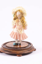 Load image into Gallery viewer, Dollhouse Miniature ~ Tiny Doll in Glass Dome,  From Lee Lefkowitz Collection
