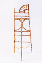 Load image into Gallery viewer, Dollhouse Miniature ~ Handmade Bamboo Easel, From Lee Lefkowitz Collection
