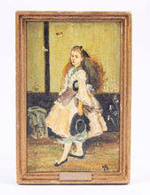 Load image into Gallery viewer, Dollhouse Miniature ~ George Schlosser Painting Harmony in Grey and Green, Whistler
