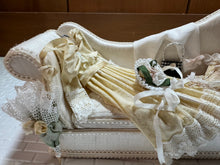 Load image into Gallery viewer, Dollhouse Miniatures ~ London Dollhouse Supply Company Handmade Decorated Chaise Lounge
