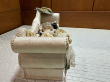 Load image into Gallery viewer, Dollhouse Miniatures ~ London Dollhouse Supply Company Handmade Decorated Chaise Lounge
