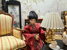 Load image into Gallery viewer, Dollhouse Miniature ~ East Meets West Handmade Decorated Asian Style Roombox With Plexiglass Front
