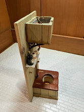 Load image into Gallery viewer, Dollhouse Miniature ~ Vintage Artisan Handmade Outdoor Beach Toilet

