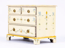 Load image into Gallery viewer, Dollhouse Miniature ~ Janet Reyburn Hand Painted Chest - Ursula Sauerberg Collection
