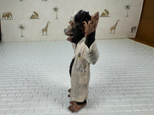 Load image into Gallery viewer, Dollhouse Miniature ~ Artisan Todd Krueger Scientist Monkey Dressed Primate (Repaired)
