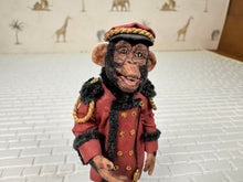 Load image into Gallery viewer, Dollhouse Miniature ~ Artisan Todd Krueger Monkey Bellhop Dressed Primate
