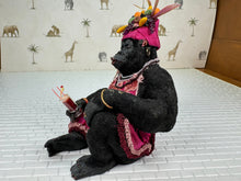Load image into Gallery viewer, Dollhouse Miniature ~ Artisan Todd Krueger Tropical Gorilla Dressed Primate
