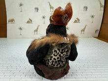 Load image into Gallery viewer, Dollhouse Miniature ~ Artisan Todd Krueger Leopard Print Gorilla Dressed Primate
