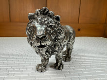 Load image into Gallery viewer, Dollhouse Miniatures ~  Vintage Artisan Pewter Lion Statue

