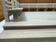 Load image into Gallery viewer, Dollhouse Miniature ~  Vintage OOAK Artisan Handmade Signed 1996 Outdoor Deck
