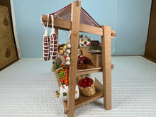 Load image into Gallery viewer, Dollhouse Miniature ~ Decorated Farmers Market Display Reutter Porcelain Germany
