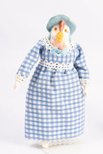 Load image into Gallery viewer, Dollhouse Miniature ~ Anthropomorphic Chicken Doll - Henny Penny
