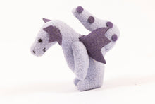 Load image into Gallery viewer, Dollhouse Miniature ~ Handmade Stuffed Toy Dinosaur - From Ursula Sauerberg Estate
