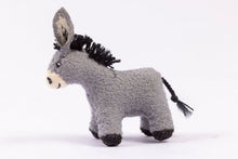 Load image into Gallery viewer, Dollhouse Miniature ~ Little Donkey Stuffed Animal Toy - From Ursula Sauerberg Estate
