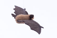 Load image into Gallery viewer, Dollhouse Miniature ~ Handmade Stuffed Animal Bat - From Ursula Sauerberg Estate
