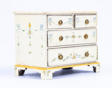 Load image into Gallery viewer, Dollhouse Miniature ~ Janet Reyburn Hand Painted Chest - Ursula Sauerberg Collection
