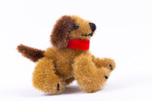 Load image into Gallery viewer, Dollhouse Miniature ~ Handmade Stuffed Animal Dog (2) - From Ursula Sauerberg Estate
