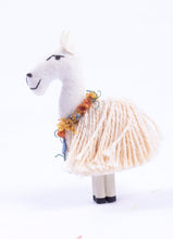 Load image into Gallery viewer, Dollhouse Miniature ~ Handmade Llama Stuffed Toy Doll - From Ursula Sauerberg Estate
