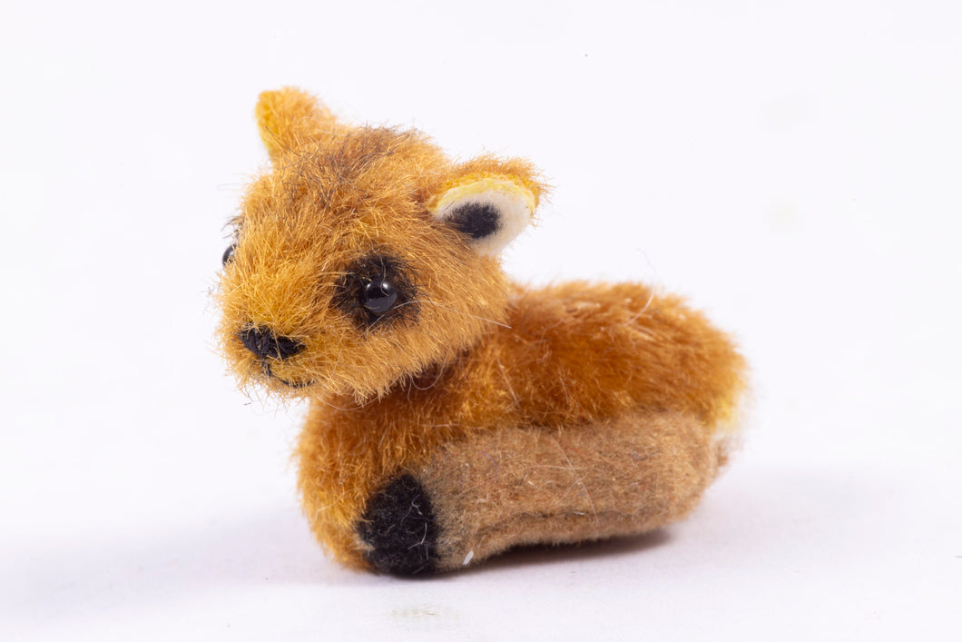 Dollhouse Miniature ~ Handmade Stuffed Animal Baby Deer - From Ursula Sauerberg Estate