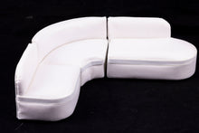 Load image into Gallery viewer, Dollhouse Miniature ~ Handmade 3 Piece White Sectional Sofa - Smith Estate
