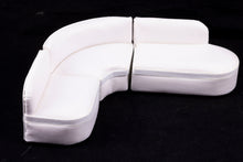 Load image into Gallery viewer, Dollhouse Miniature ~ Handmade 3 Piece White Sectional Sofa - Smith Estate

