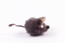 Load image into Gallery viewer, Dollhouse Miniature ~ Handmade Stuffed Mouse - From Ursula Sauerberg Estate
