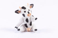 Load image into Gallery viewer, Dollhouse Miniature ~ Lori Hall Cow - From Ursula Sauerberg Estate
