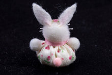 Load image into Gallery viewer, Dollhouse Miniature ~ Handmade Fluffy Bunny Rabbit - From Ursula Sauerberg Estate
