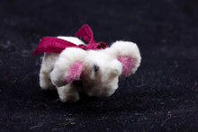 Load image into Gallery viewer, Dollhouse Miniature ~ Handmade Stuffed Elephant - From Ursula Sauerberg Estate
