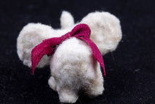 Load image into Gallery viewer, Dollhouse Miniature ~ Handmade Stuffed Elephant - From Ursula Sauerberg Estate
