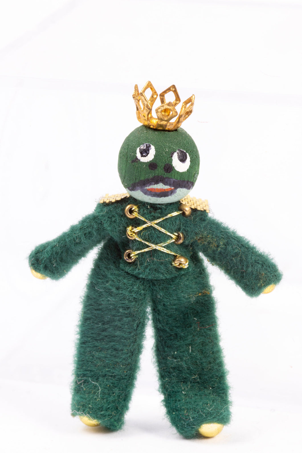 Dollhouse Miniature ~ Handmade Frog Prince - From Ursula Sauerberg Estate