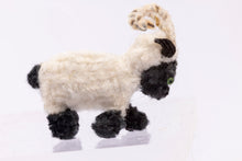 Load image into Gallery viewer, Dollhouse Miniature ~ Handmade Fluffy Ram Doll - From Ursula Sauerberg Estate
