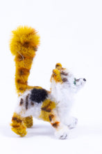Load image into Gallery viewer, Handmade Pipe Cleaner Striped Cat - From Ursula Sauerberg Estate
