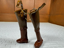 Load image into Gallery viewer, Dollhouse Miniature ~ Artisan Handmade Fishing Boots
