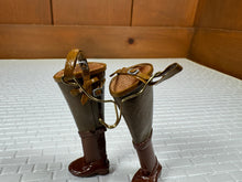 Load image into Gallery viewer, Dollhouse Miniature ~ Artisan Handmade Fishing Boots

