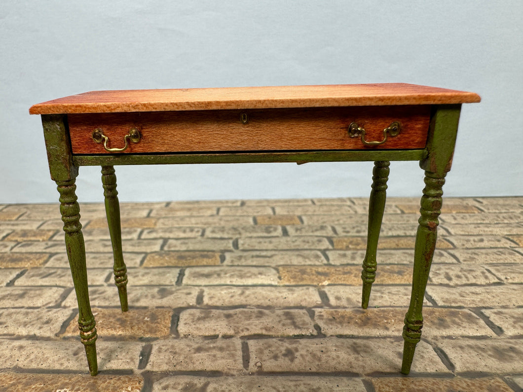 Dollhouse Miniature ~ Artisan Handmade Side Table