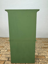 Load image into Gallery viewer, Dollhouse Miniature ~ Artisan Barbara Hill Handmade Decorated Chicken Cupboard
