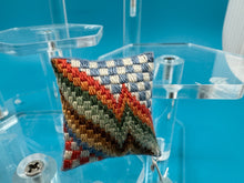 Load image into Gallery viewer, Dollhouse Miniature ~ Artisan Hong McKinsey Handmade Needlepoint Monkey Pillow
