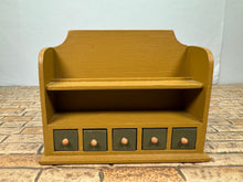 Load image into Gallery viewer, Dollhouse Miniature ~ Artisan Handmade 5 Drawer Shelf

